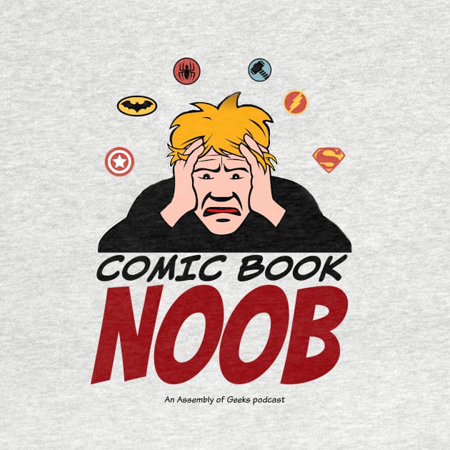 Comic Book Noob Logo Shirt by AssemblyofGeeks